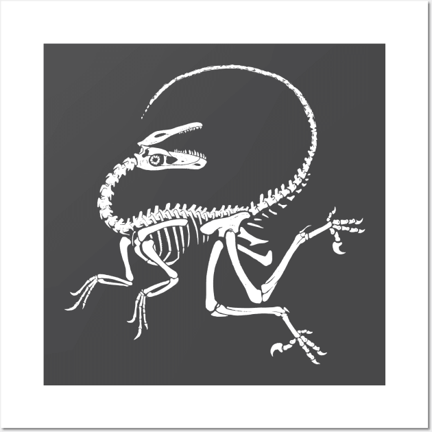 Death Pose Raptor Wall Art by JFells